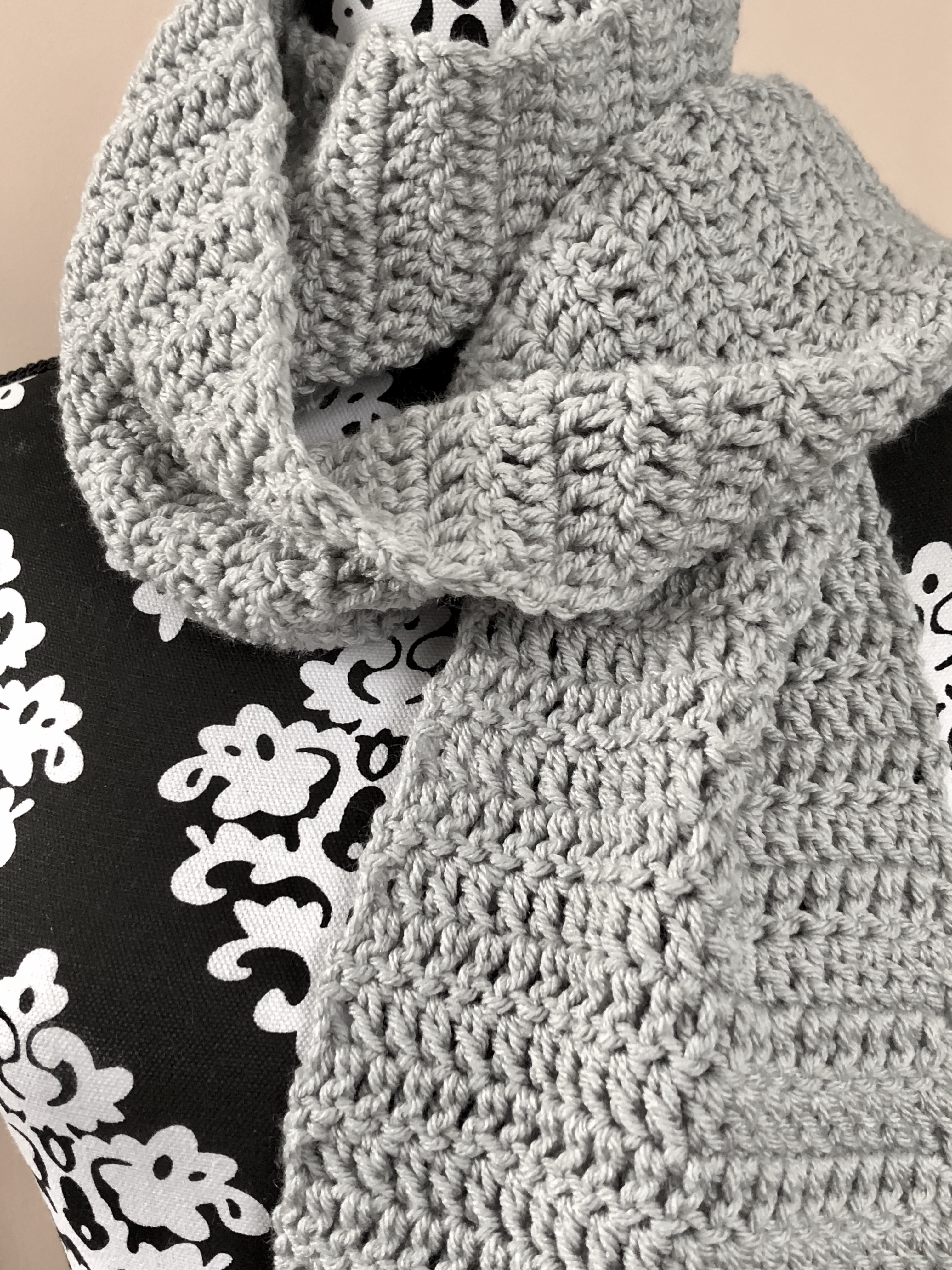 Easy Double Crochet Scarf Pattern | MadameStitch