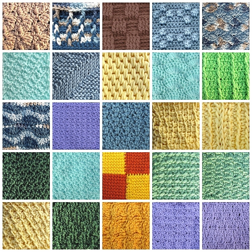 Tunisian Crochet Stitch Guide eBook: 33 Contemporary Stitches