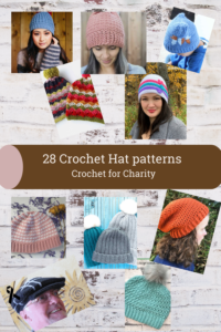 Crochet hats perfect for giving away | MadameStitch