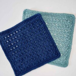 Free Crochet Pattern | The Pathways Washcloth | MadameStitch