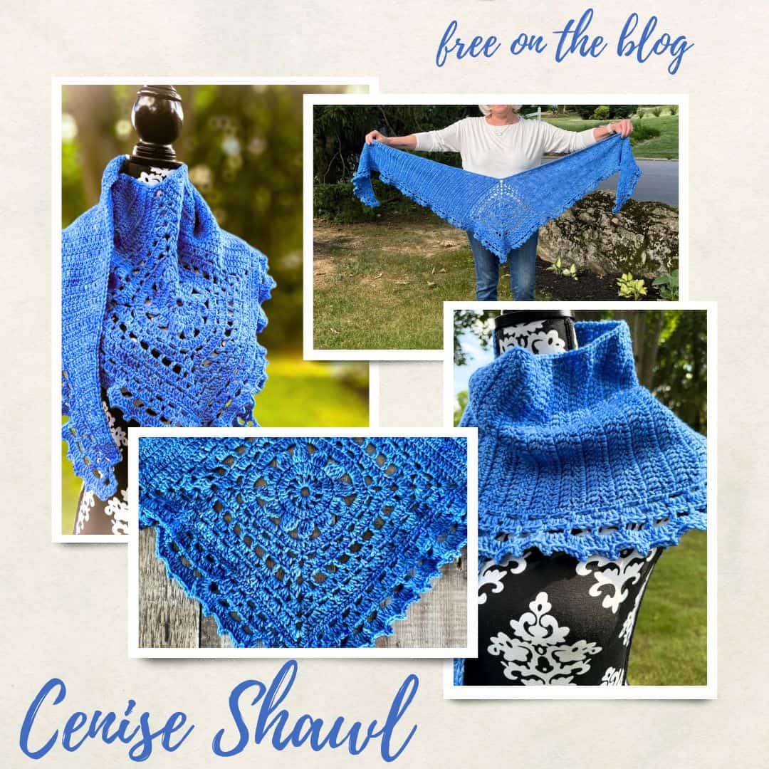 A crochet shawl that’s the perfect combination of simple and elegant