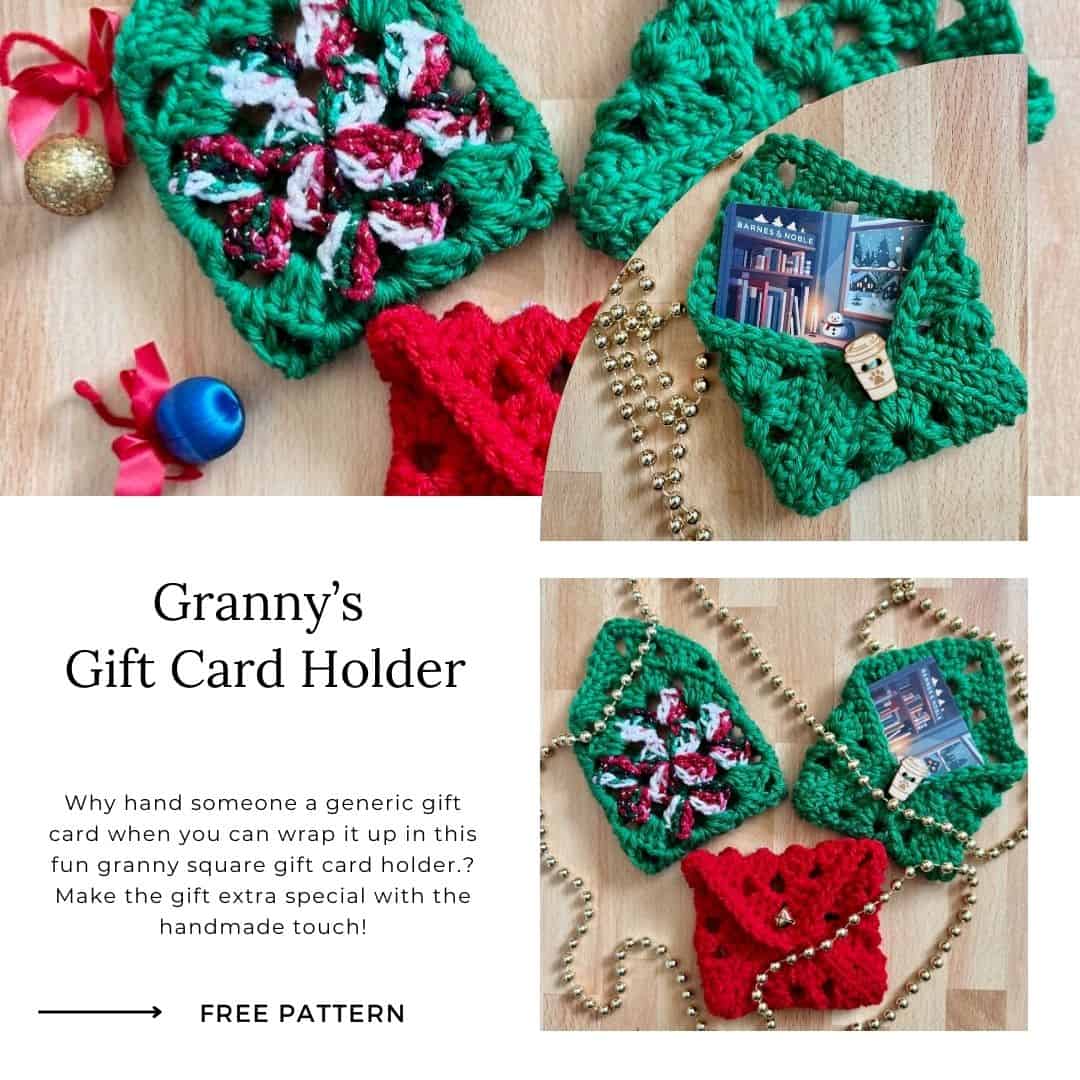 Crochet a special granny square gift card holder for a personalized gifting experience